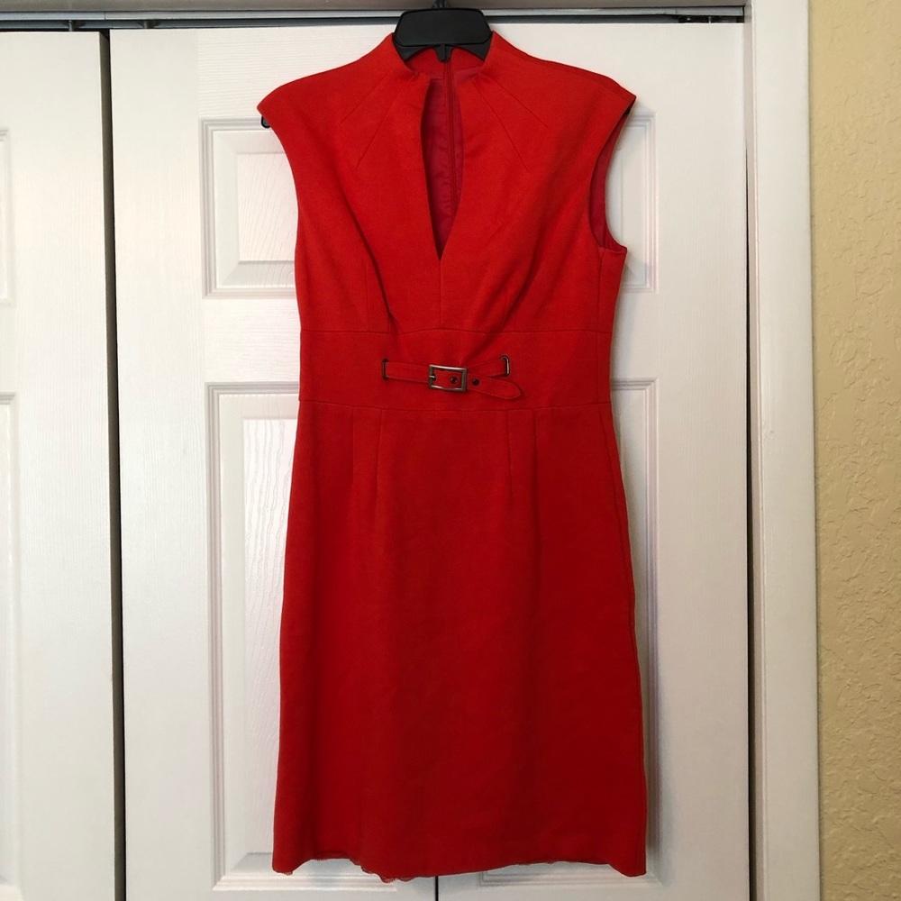 Trina Turk Red Midi Dress